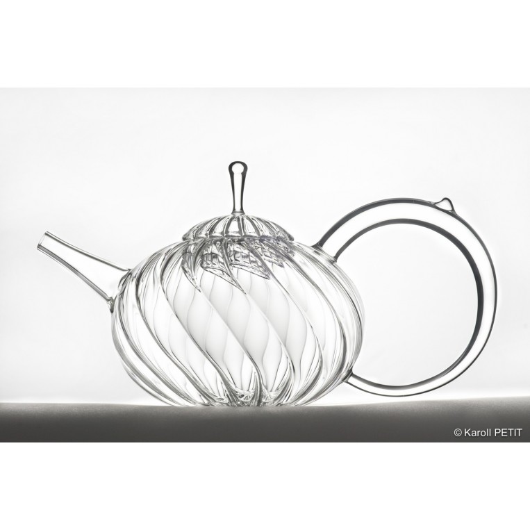 théière verre cendrillon design transparente décoration luxe france