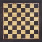 Echiquier Marqueterie Chocolat